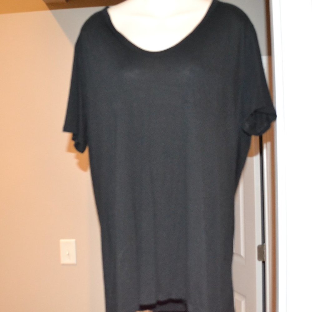 T Alexander Wang black tshirt size Large